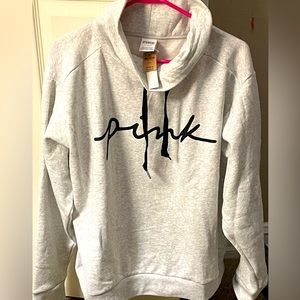 New With Tags Pink Cowl Neck Sweatshirt